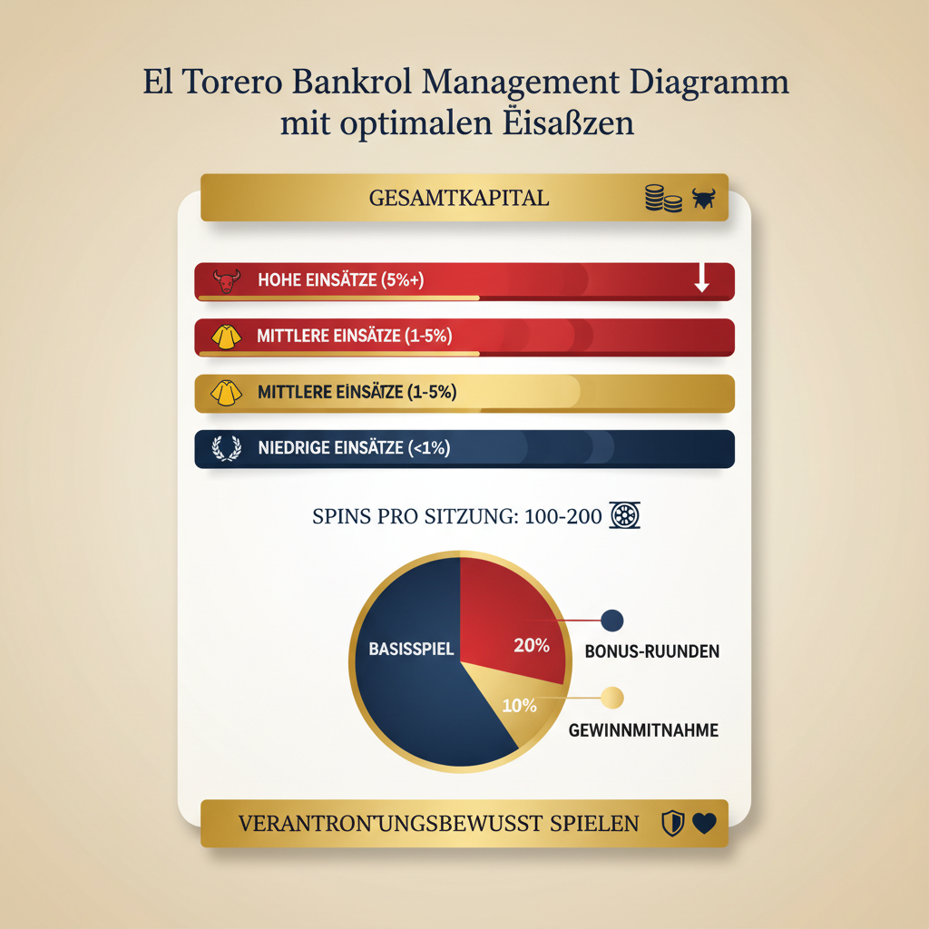 El Torero Bankroll Management Diagramm mit optimalen Einsätzen