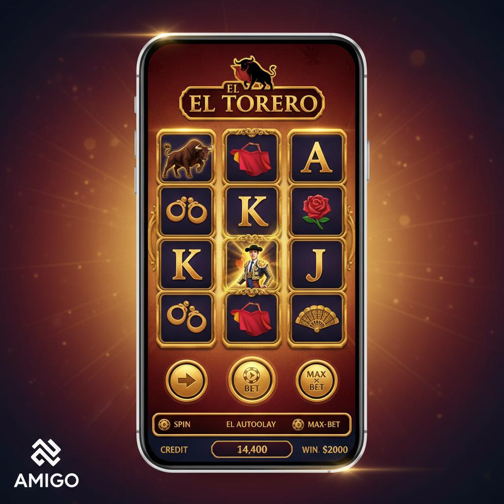 El Torero - Hauptspiel-Bildschirm auf dem Smartphone