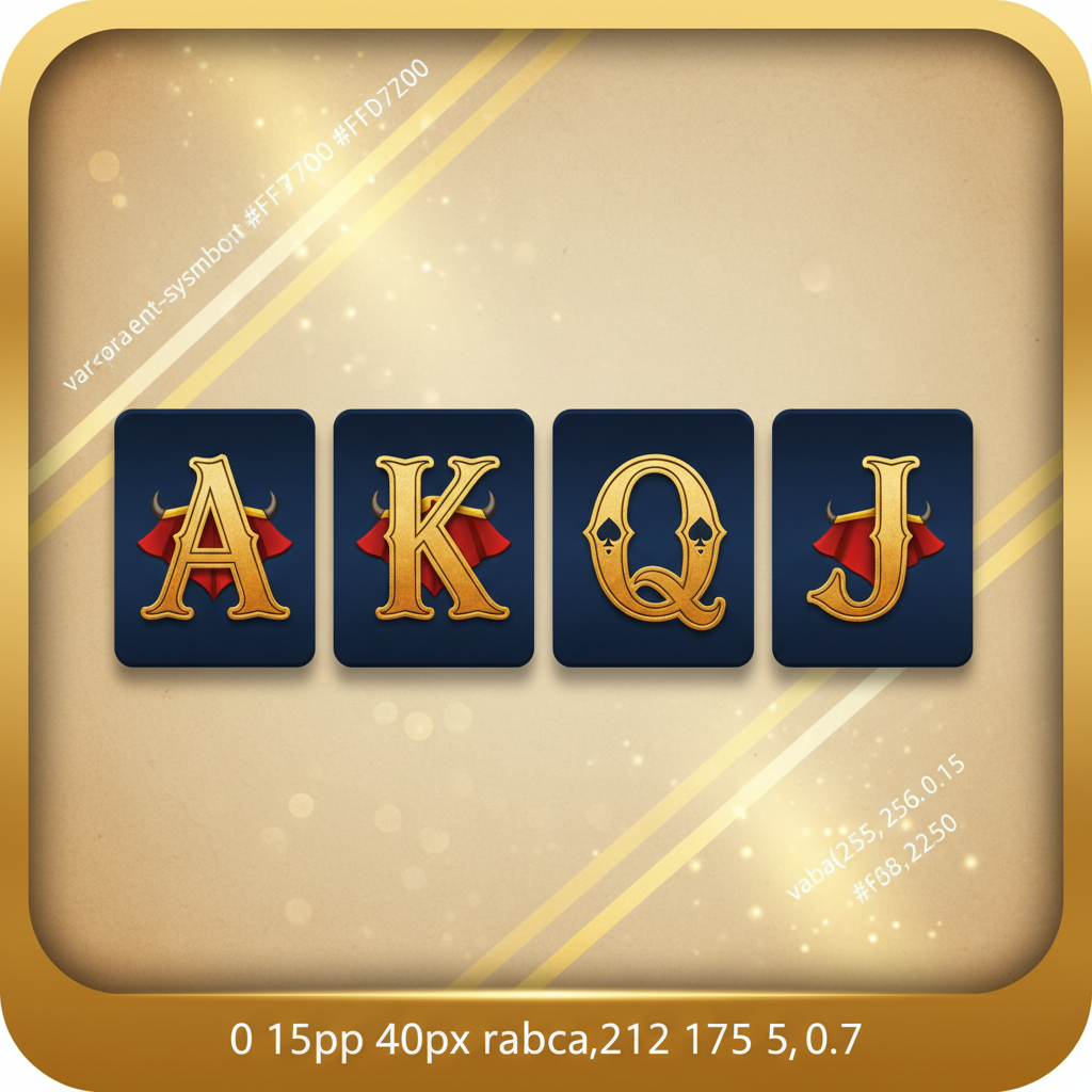 Niedrige Symbole in El Torero — Kartenwerte